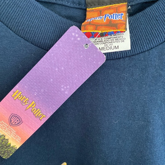 Vintage Navy Blue Harry Potter Shirt - Size M - Picture 2 of 3